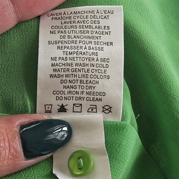 💵3/$20 Joie Green Flowy Boho Floral Print Blouse Sz Small - Picture 7 of 11